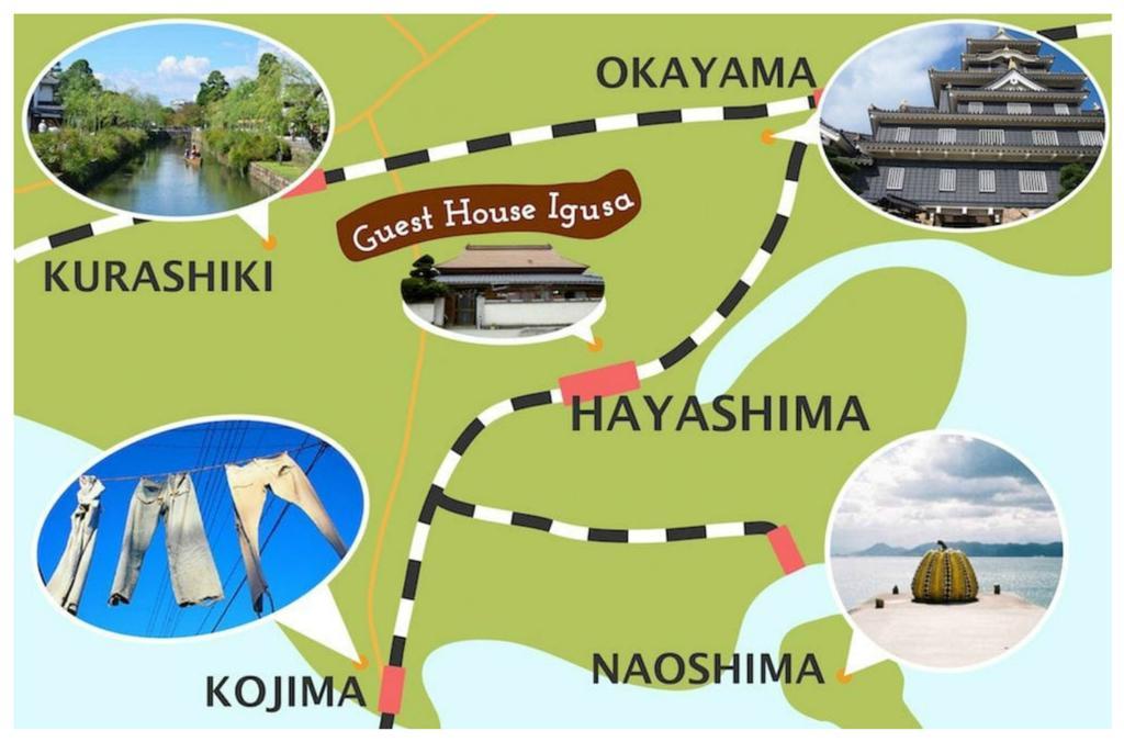 Okayama Hostel Igusa Hayashima Ngoại thất bức ảnh